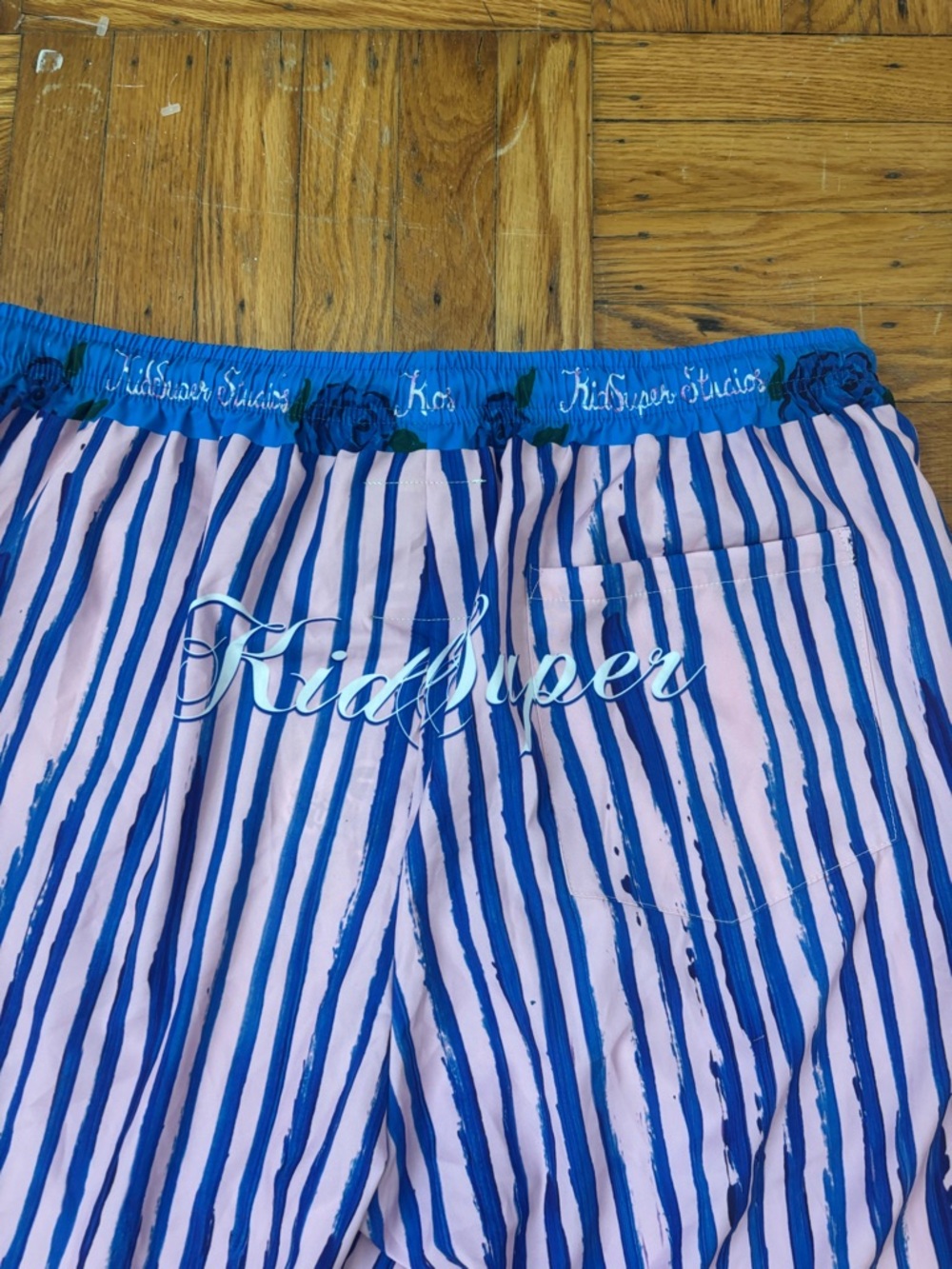 KidSuper Striped Shorts - Picture 5 of 5